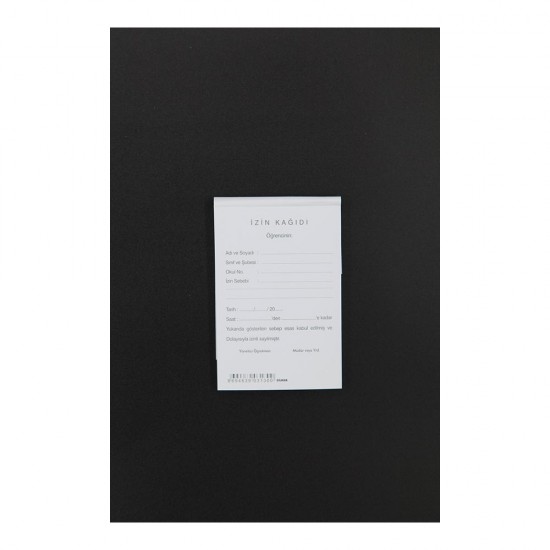 DİLMAN ÖĞRENCİ İZİN KAĞIDI