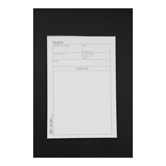 DİLMAN 3209 REÇETE KAĞIDI 100LÜ PK