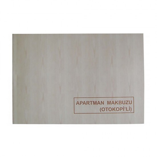 DİLMAN 4014 APARTMAN MAKBUZU 2X50 2 NÜSHA OTOKOPİLİ