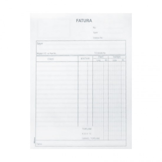 DİLMAN 4117 FATURA DEF 3X50 OTOKOPİLİ