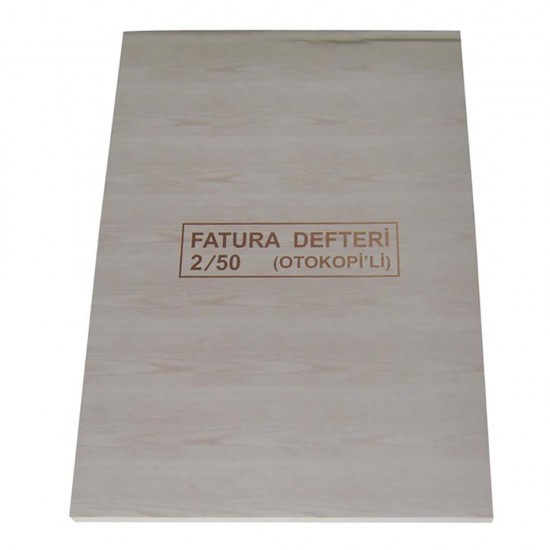 DİLMAN 4122 FATURA DEFTERİ OTOKOPİLİ 2X50 3 NÜSHA