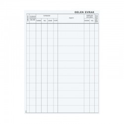 DİLMAN 5017 GELEN EVRAK KAYIT DEF CİLTLİ 96YP