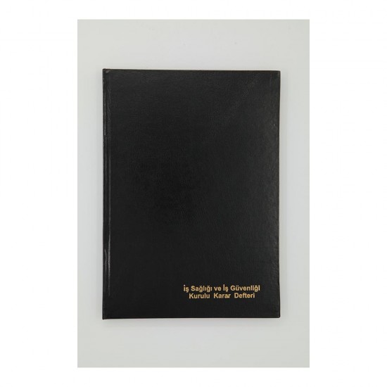 DİLMAN 5078 İŞÇİ SAĞ VE İŞ GÜVEN KARAR DEFTERİ CİLTLİ