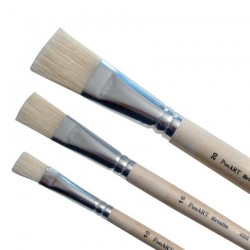 PONART PF486-2 KISA SAP YASSI UÇLU KIL FIRÇA