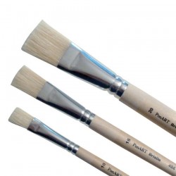 PONART PF486-6 KISA SAP YASSI UÇLU KIL FIRÇA