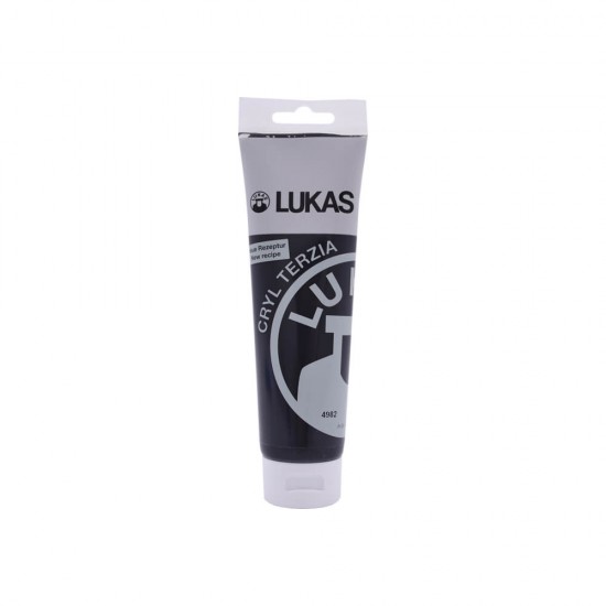 LUKAS TERZİA LCT125-4982 AKRİLİK BOYA 125ML FİLDİŞİ SİYAH
