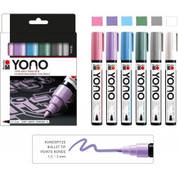 PONART MA-01240402 MARABU YONO MARKER SET 6X1,5 -3 MM SET