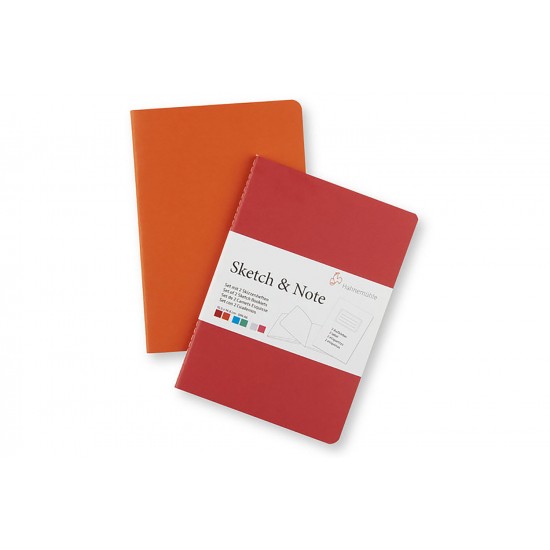 PONART HM10-628-870 SKETCH NOTE A6 125GR 20YP KIRMIZI İKİLİ