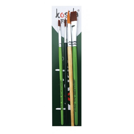 KOSİDA KF89-4 OKUL FIRÇA SETİ 7200 4+8 7210 6+12