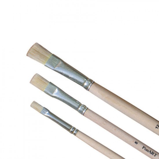 PONART PF258-20 YASSI UÇLU KIL FIRÇA