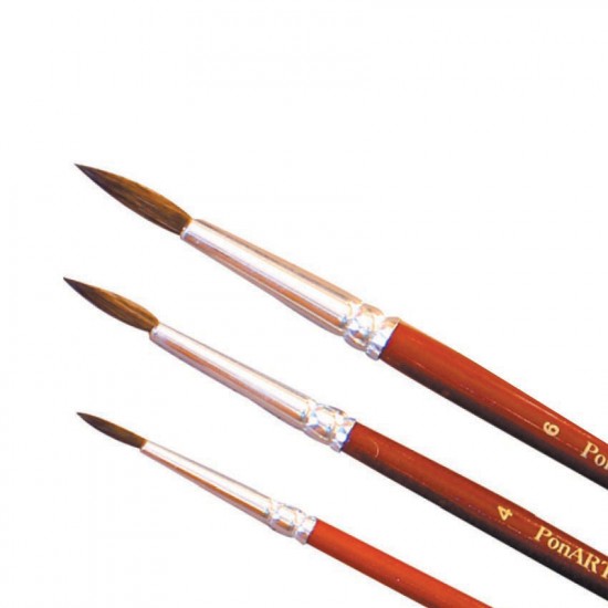 PONART PF145-10 PONY TÜYÜ SİVRİ UÇLU FIRÇA