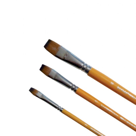 KOSİDA KF6901-6 KISA SAPLI DÜZ SENTETİK FIRÇA NO:6