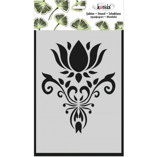 KOSİDA KS2-312 STENCİL 20X30 NİLÜFERLİ MOTİF