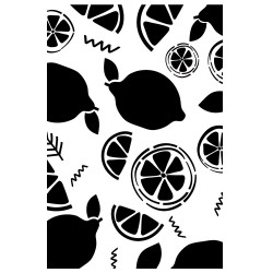 KOSİDA KS2-339 STENCİL 20X30 LİMONLAR