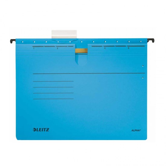 LEITZ 1984-35 ALPHA ASKILI DOSYA MAVİ