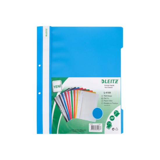 LEITZ 4189-30888 TELLİ DOSYA A.MAVİ 10LU