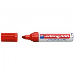 EDDİNG PERMANENT MARKÖR 550-02 KIRMIZI
