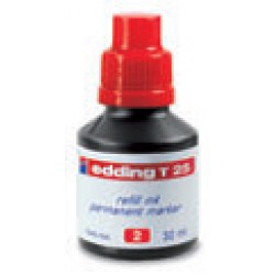 EDDİNG MÜREKKEP T25 KIRMIZI 25ML