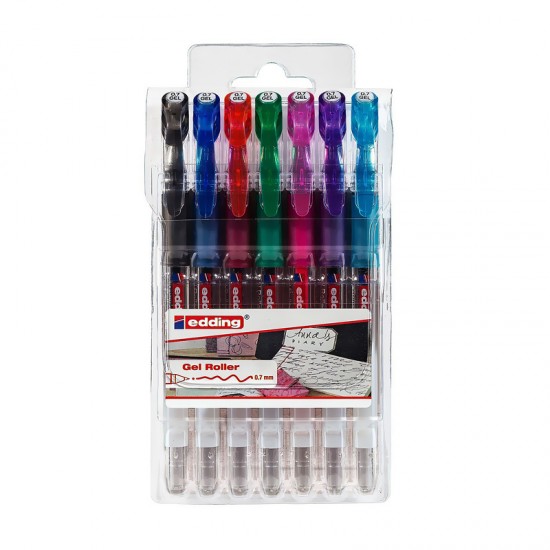 EDDİNG METAL CRYSTAL JELLY KALEM 2185P799 7Lİ PK