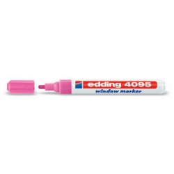 EDDİNG CAM KALEMİ 4095-69 FOSFORLU PEMBE