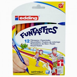 EDDİNG FUNTASTİCS KEÇE UÇLU KALEM İNCE 15 12Lİ KT