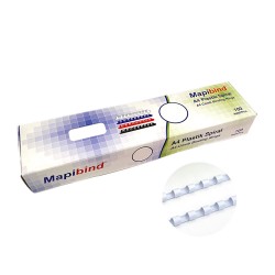MAPİ 201 08 00 PLASTİK SPİRAL 8MM BEYAZ 100LÜ
