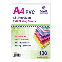 MAPİ 204 02 00 A4 CİLT KAPAĞI 160MİC BEYAZ