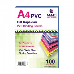 MAPİ 204 02 04 A4 CİLT KAPAĞI 160MİC MAVİ