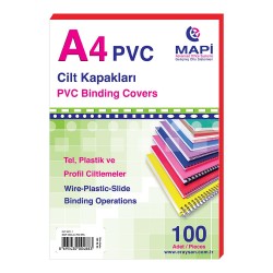 MAPİ 204 02 53 A4 CİLT KAPAĞI 160MİC KIRMIZI