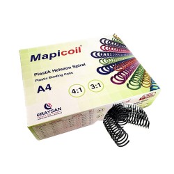 MAPİ 235 18 01 HELEZON SPİRAL 18MM 4:1 SİYAH