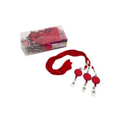 MAPİ 910 56 13 KIRMIZI ASKI İPLİ ŞEFFAF YOYO 25Lİ