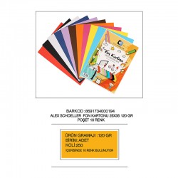 ALEX ALX-194 FON KARTONU 25X35 10LU PK
