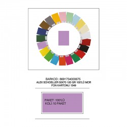 ALEX ALX-1349 FON KARTONU 120GR 50X70 NO:274 MOR