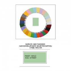 ALEX ALX-1309 FON KARTONU 160GR 50X70 NO:09 A.YEŞİL