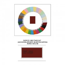 ALEX ALX-1069 FON KARTONU 160GR 50X70 NO:69 BORDO