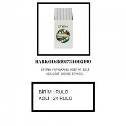 ETONA ETN-601 YAP.ASETAT 45X10M ŞEFFAF