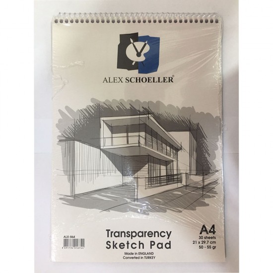 ALEX ALX-864 SPR ESKİZ BLOK 50-55GR A4 DİK