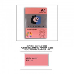 MONDİ RENKLİ FOTOKOPİ KAĞ.A4/500/80GR FSF PEMBE MND 342 NEOPI