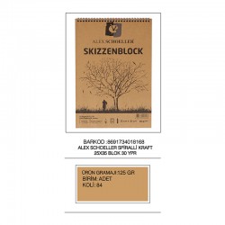 ALEX ALX-1168 SPR KRAFT RESİM DEF 25X35 30YP