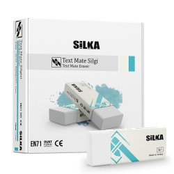 SİLKA ART-1 TEXT MATE BEYAZ SİLGİ 20Lİ KT