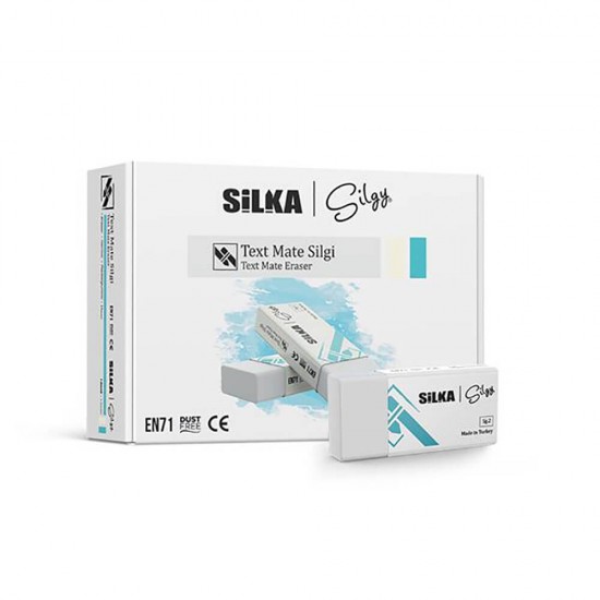 SİLKA SG-3 TEXT MATE BEYAZ SİLGİ 30LU KT