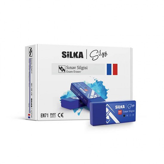 SİLKA ART-10 SINAV SİLGİSİ LACİVERT 30LU KT