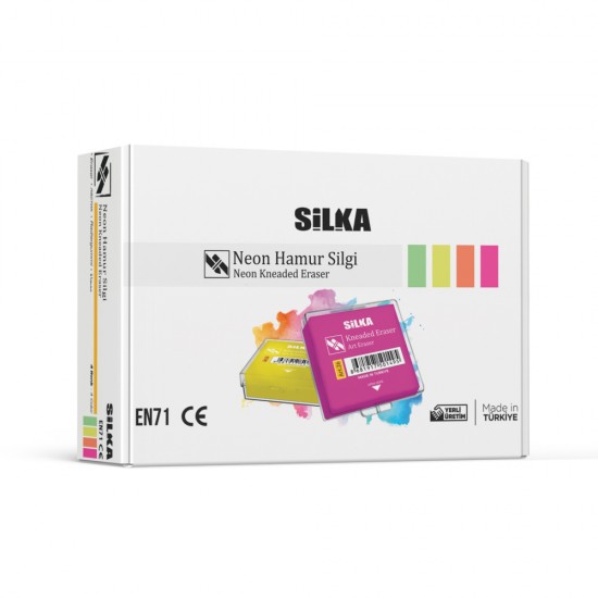 SİLKA ART-26R RENKLİ HAMUR SİLGİ 12Lİ KT