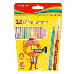 KEYROAD 281590 KR971587 KEÇELİ KALEM 12 RENK