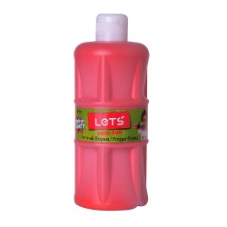 LETS L5004 PARMAK BOYASI 500ML KIRMIZI