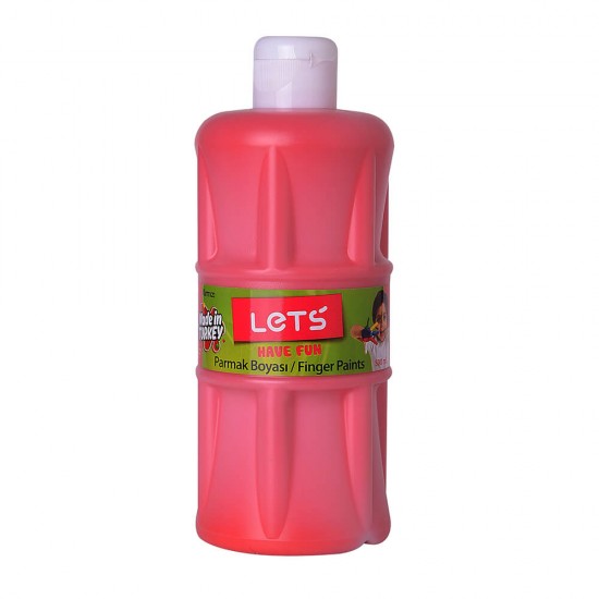 LETS L5004 PARMAK BOYASI 500ML KIRMIZI