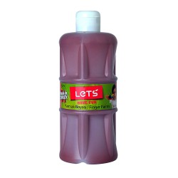 LETS L5008 PARMAK BOYASI 500ML KAHVERENGİ
