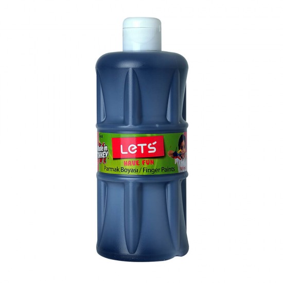 LETS L5009 PARMAK BOYASI 500ML SİYAH