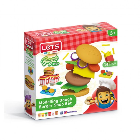 LETS L9003 OYUN HAMURU HAMBURGER SETİ