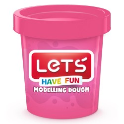 LETS L8340-7 TEK RENK OYUN HAMURU 150GR PEMBE